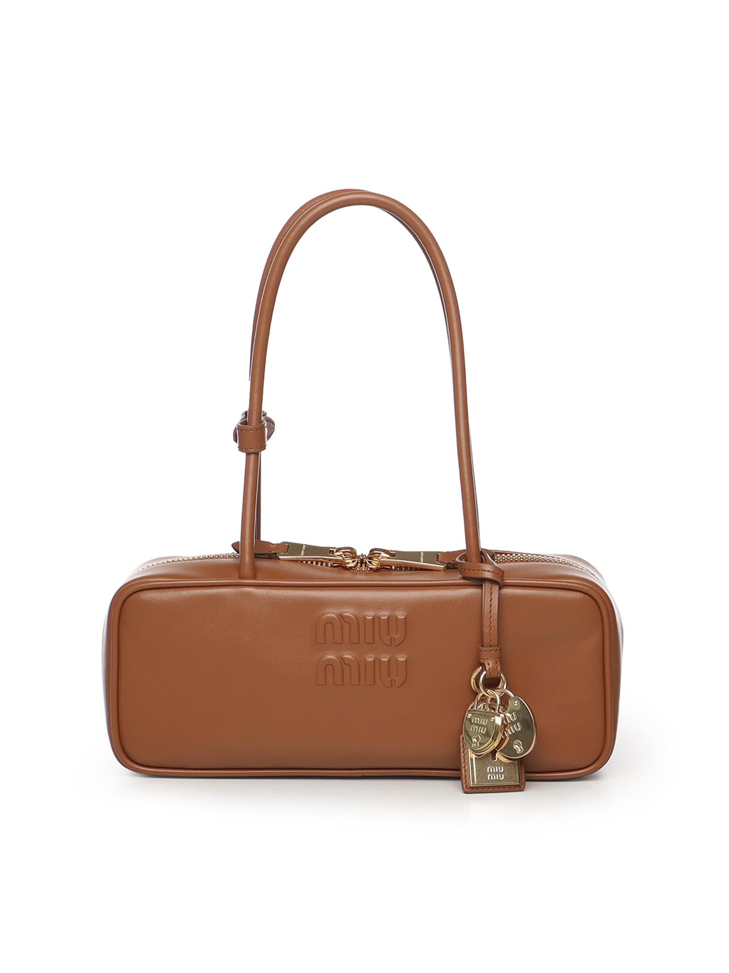 Mini bag Beau in pelle 5BB173 2CRWF0046 MIU MIU 