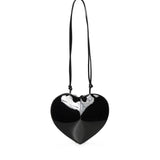 Borsa Le Cœur in pelle verniciata AA1P003CA189 999 ALAIA 