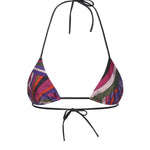 Top bikini a triangolo con stampa Iride 5UMX22 5U755011 PUCCI 