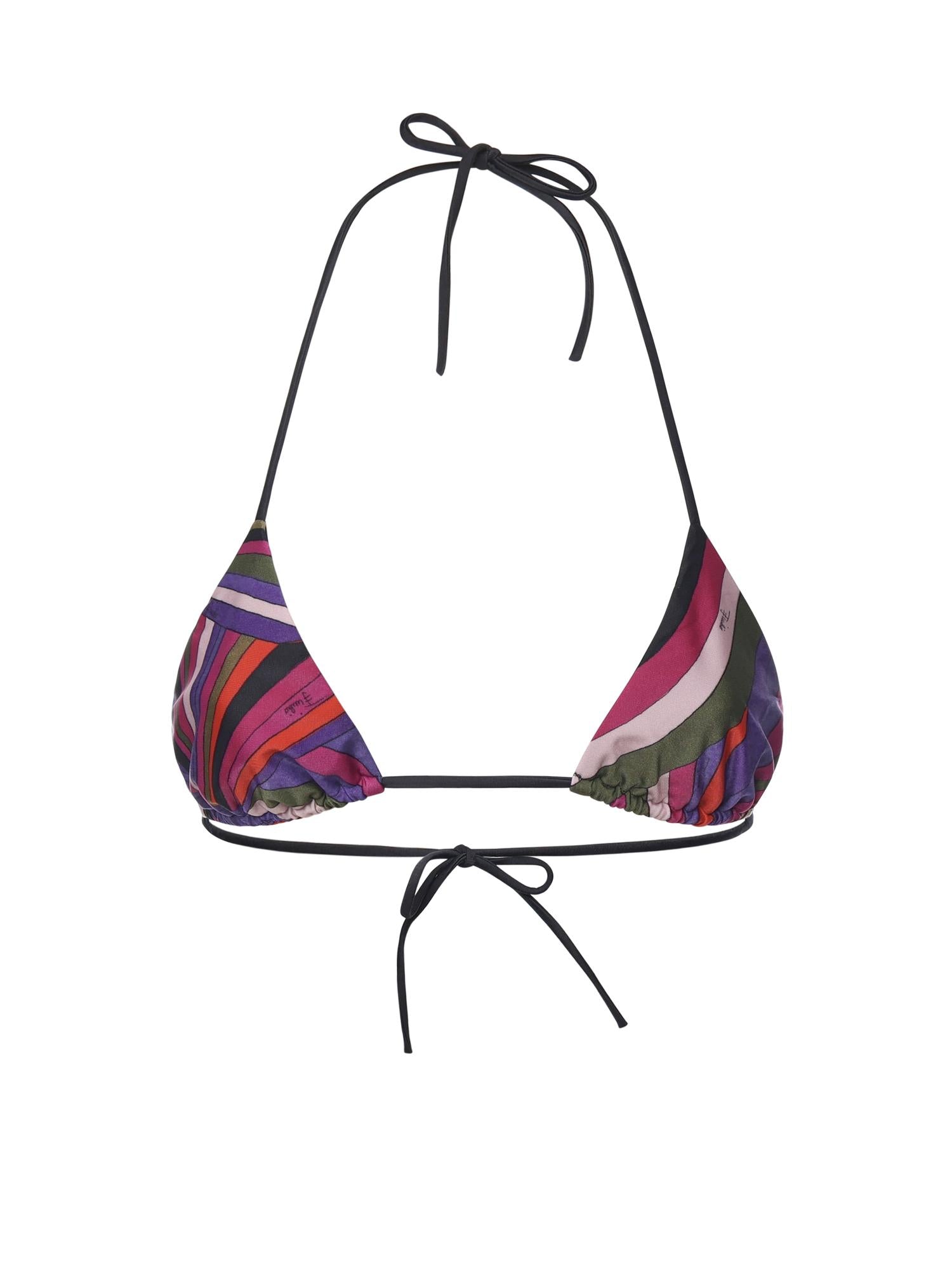 Top bikini a triangolo con stampa Iride 5UMX22 5U755011 PUCCI 