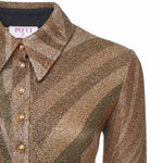 Top in jersey lamé con stampa Iride 5UJM20 5U867993 PUCCI 