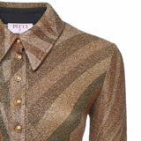 Top in jersey lamé con stampa Iride 5UJM20 5U867993 PUCCI 