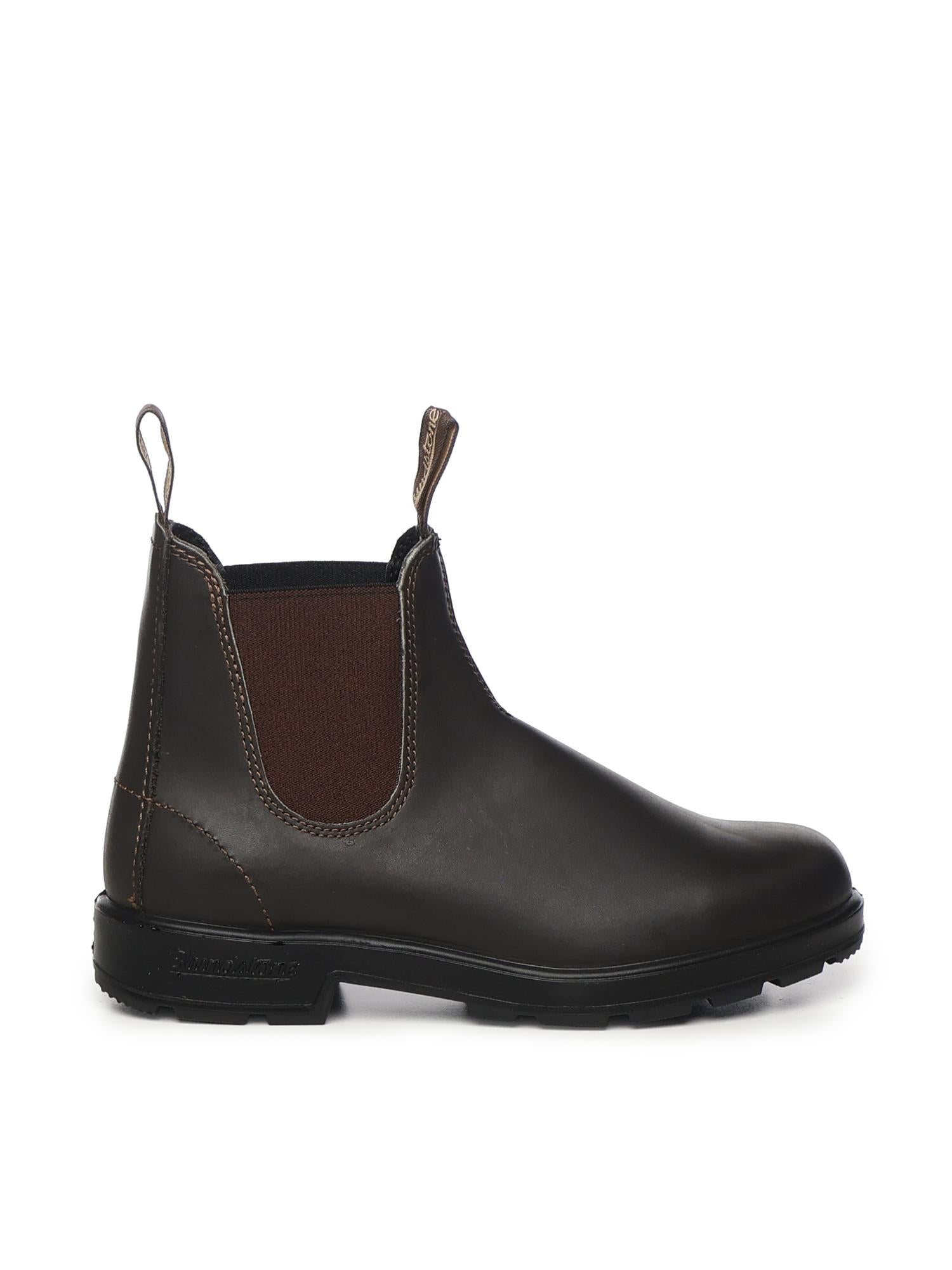 Chelsea boots in pelle<BR/> 500 BROWN BLUNDSTONE 