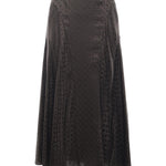 Gonna midi in seta FF jacquard FQ7688 AUQGF1T6H FENDI 