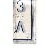 Foulard Alexandra con logo 73FD8Y801 ALEXANDRAAZZURRO/MULTICOLOR V° 73 