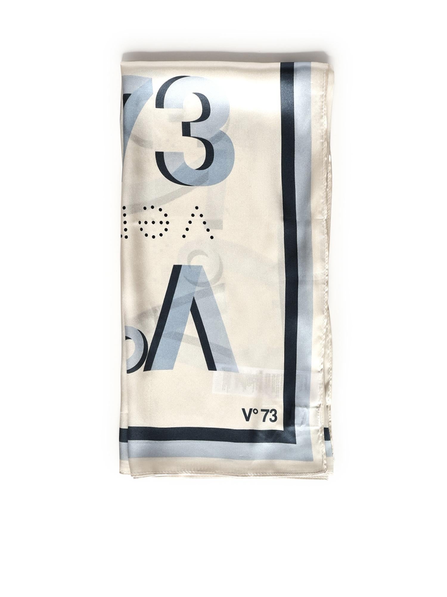 Foulard Alexandra con logo 73FD8Y801 ALEXANDRAAZZURRO/MULTICOLOR V° 73 