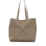 Borsa Tote Puzzle Fold media in pelle di vitello A779PEWX04 5541 LOEWE 