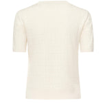 Maglia in cotone e viscosa FF jacquard FZXD57 AUZRF0ZNM FENDI 