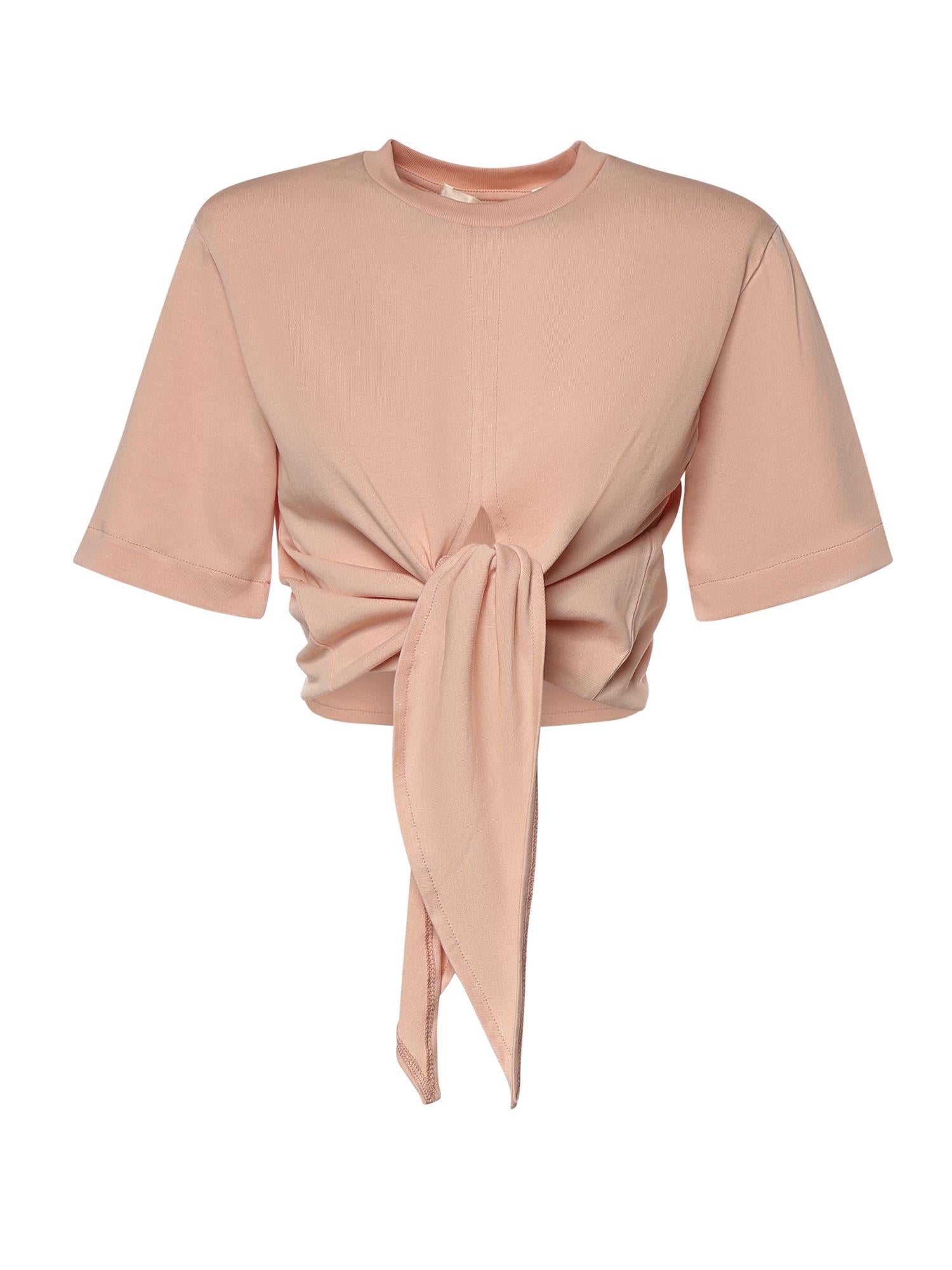 T-shirt cropped in cotone 26SSNTP-0002 POLVERE NINEMINUTES 