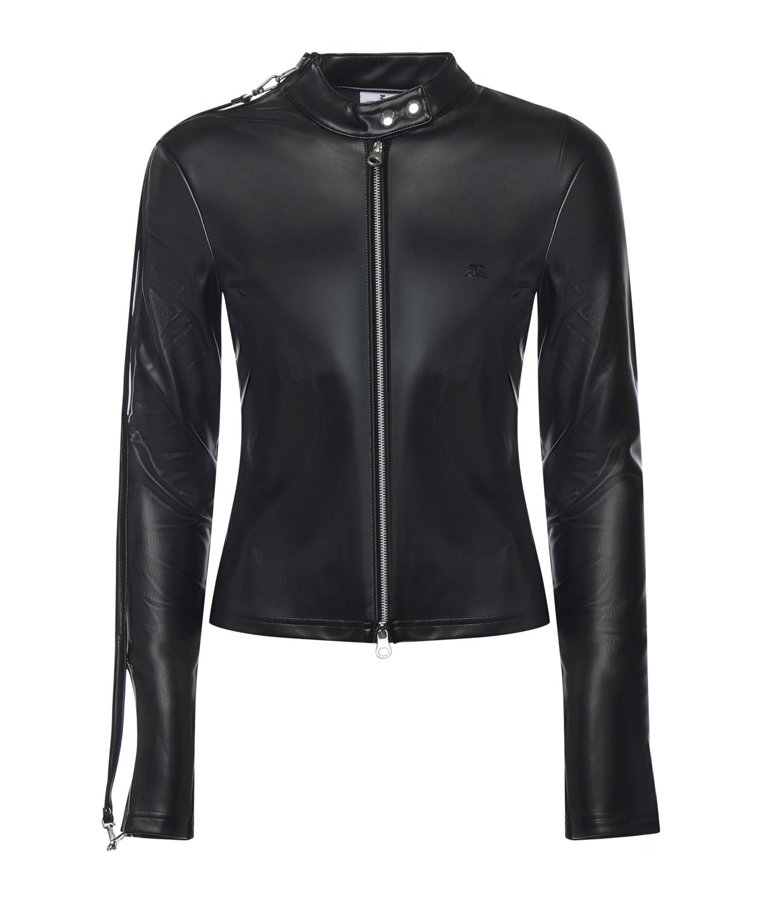 Top biker con zip 325CT0436PU0049 9999 COURREGES 