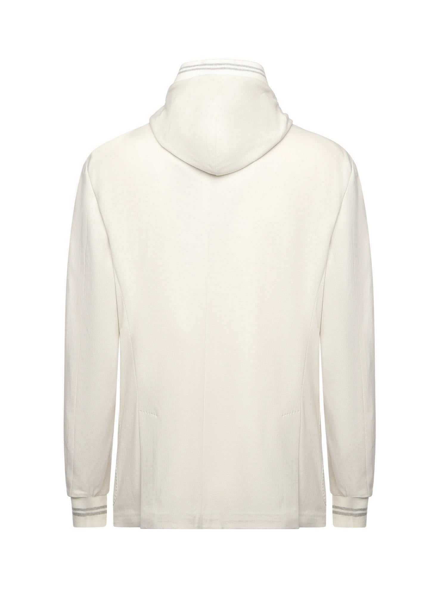 Giacca monopetto in fresco cotone K70GIAK01TES0K011 02 ELEVENTY 