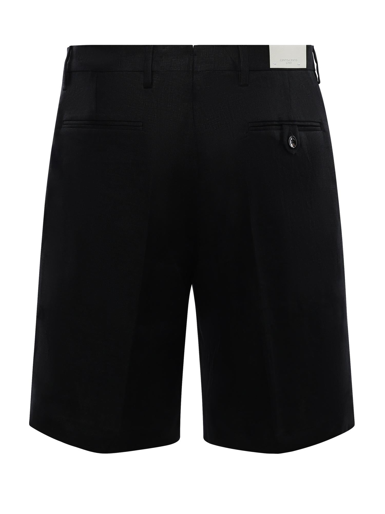 Bermuda Harry in lino con pince MCHAR3259S26B 019 MICHAEL COAL 
