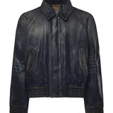 Giacca in denim spalmato 8121597 A1322 BURBERRY 