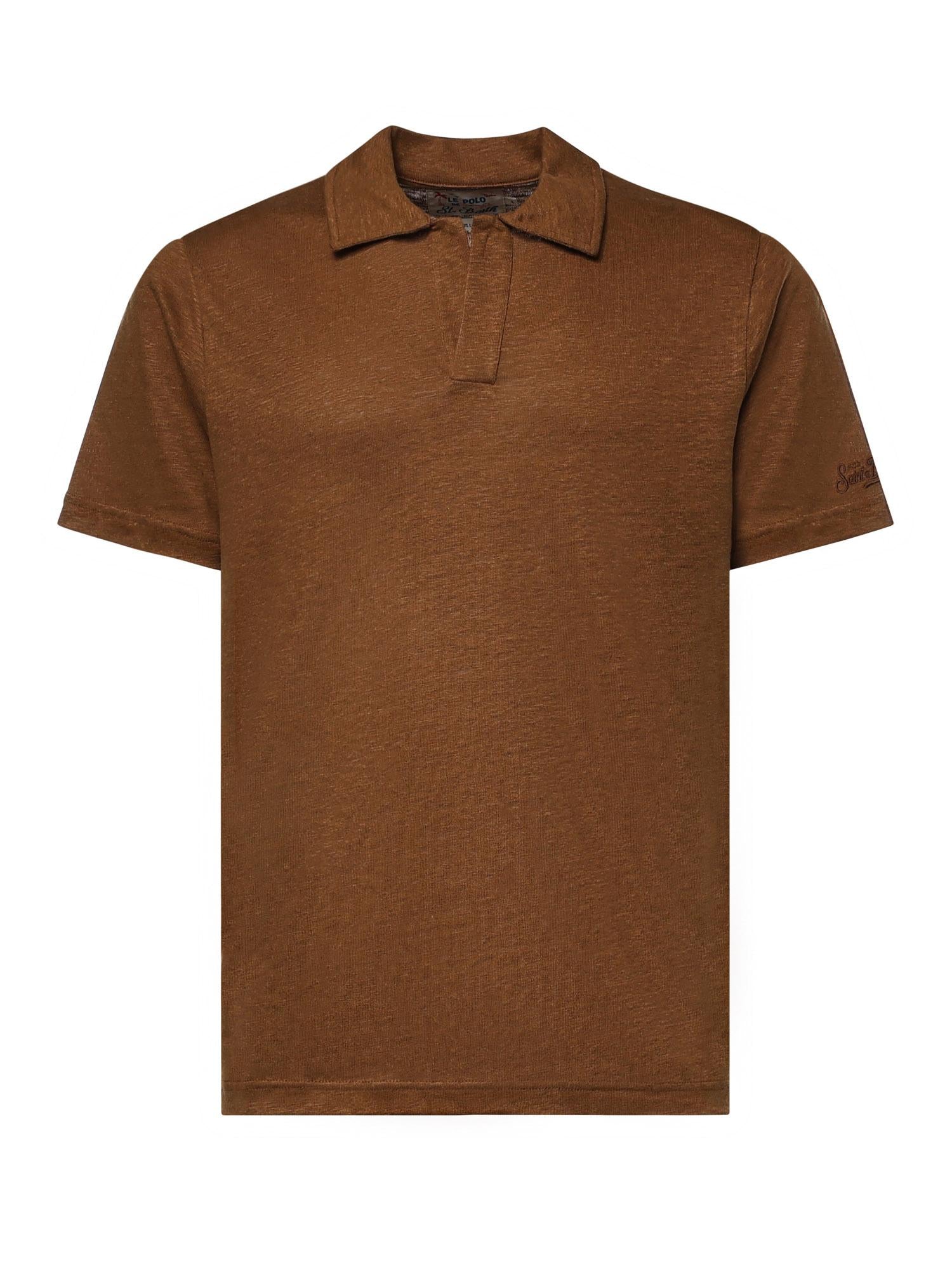 Polo in lino FRS0001 00141L MC2 SAINT BARTH 