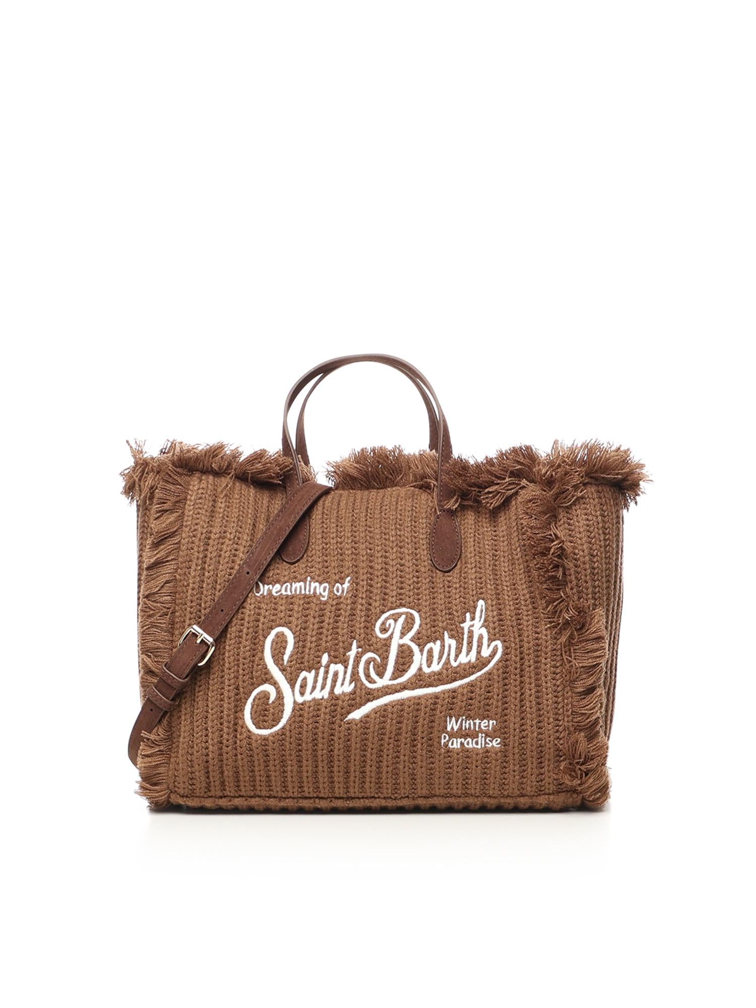 Borsa a mano Colette Wool Rib a trecce COL0039 01042I MC2 SAINT BARTH 