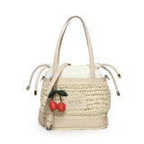 Borsa Alisya con logo 73BS9M303 ALISYAOFF WHITE V° 73 