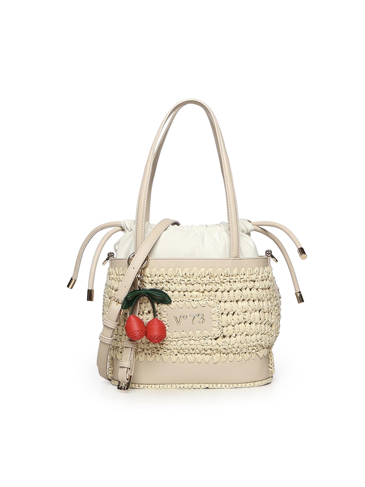 Borsa Alisya con logo 73BS9M303 ALISYAOFF WHITE V° 73 