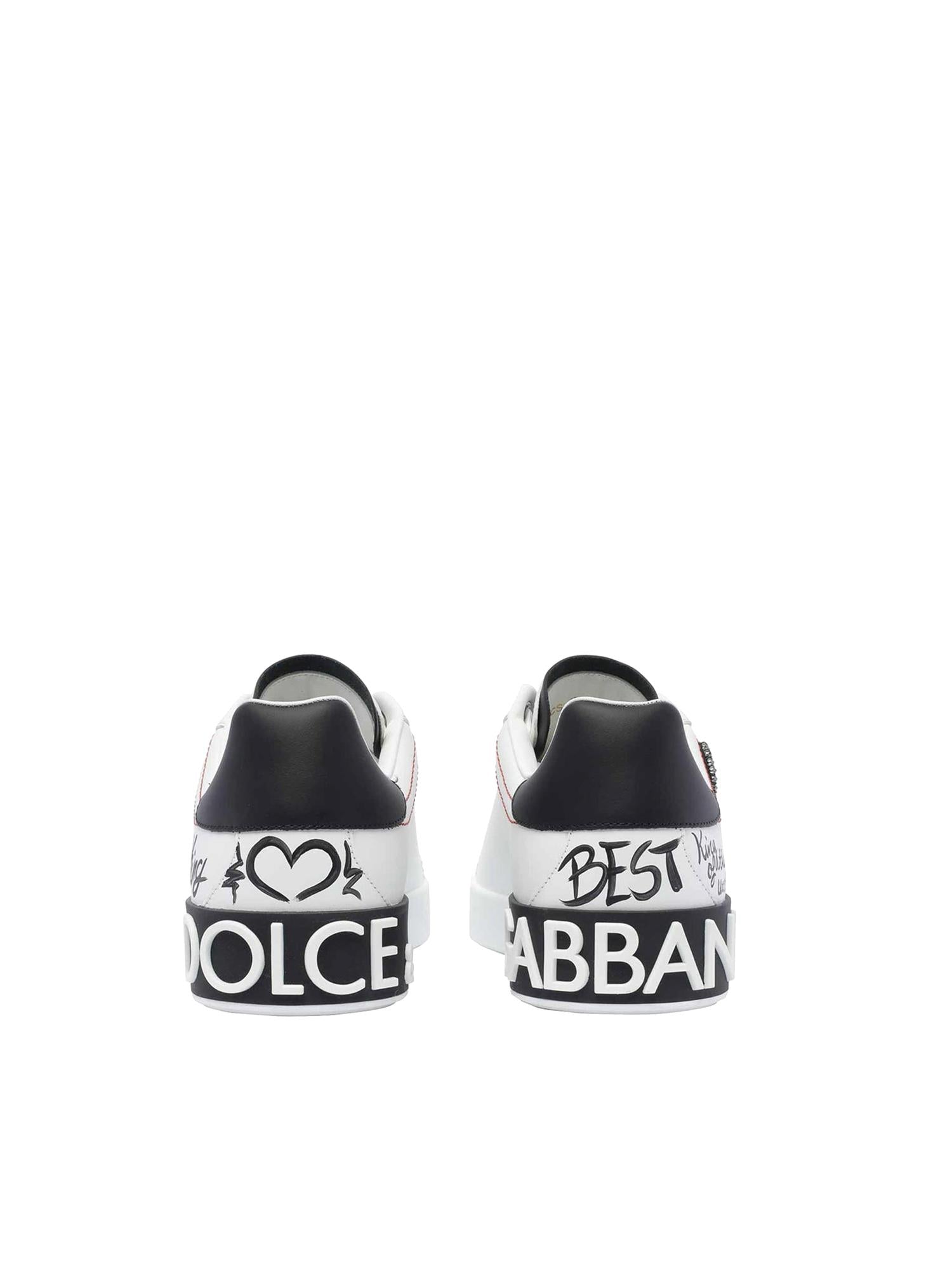 Sneakers Portofino in pelle CS1760 A9AG189697 DOLCE & GABBANA 