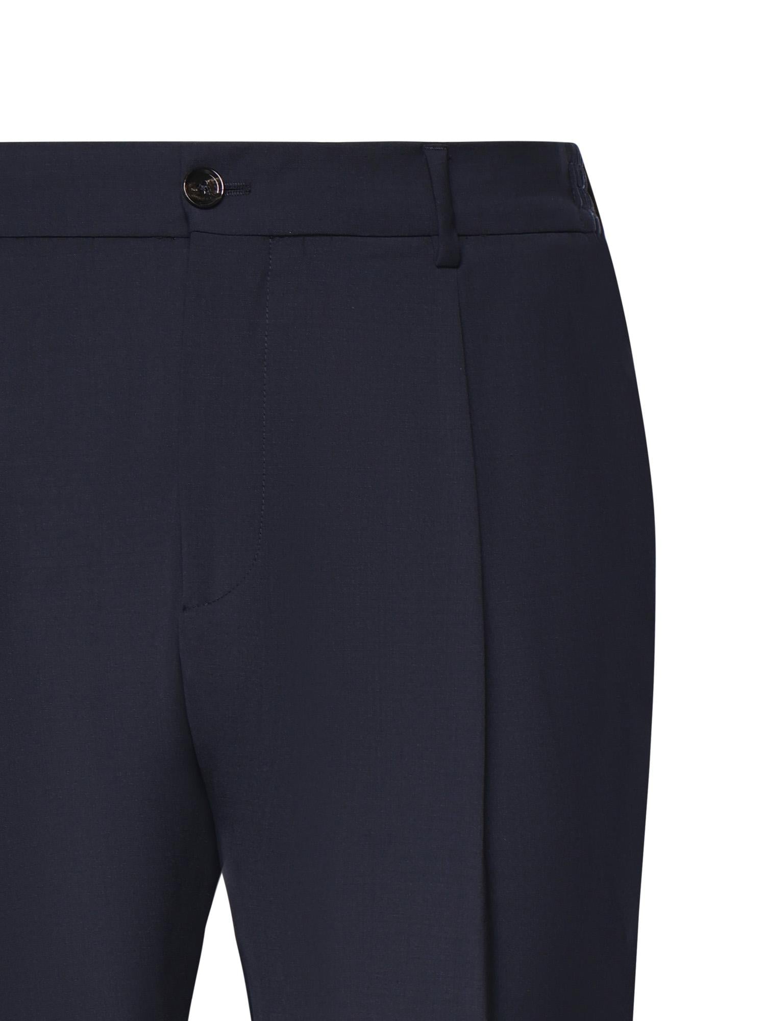 Pantalone New Ricardo in misto lana NEW RICCARDO TBCMBLU SCURO BE ABLE 