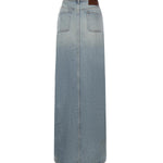 Gonna asimmetrica in denim 126DJU346DE0058 7055 COURREGES 