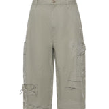Pantaloni cargo cropped in cotone ripstop 864354 TQP132801 BALENCIAGA 