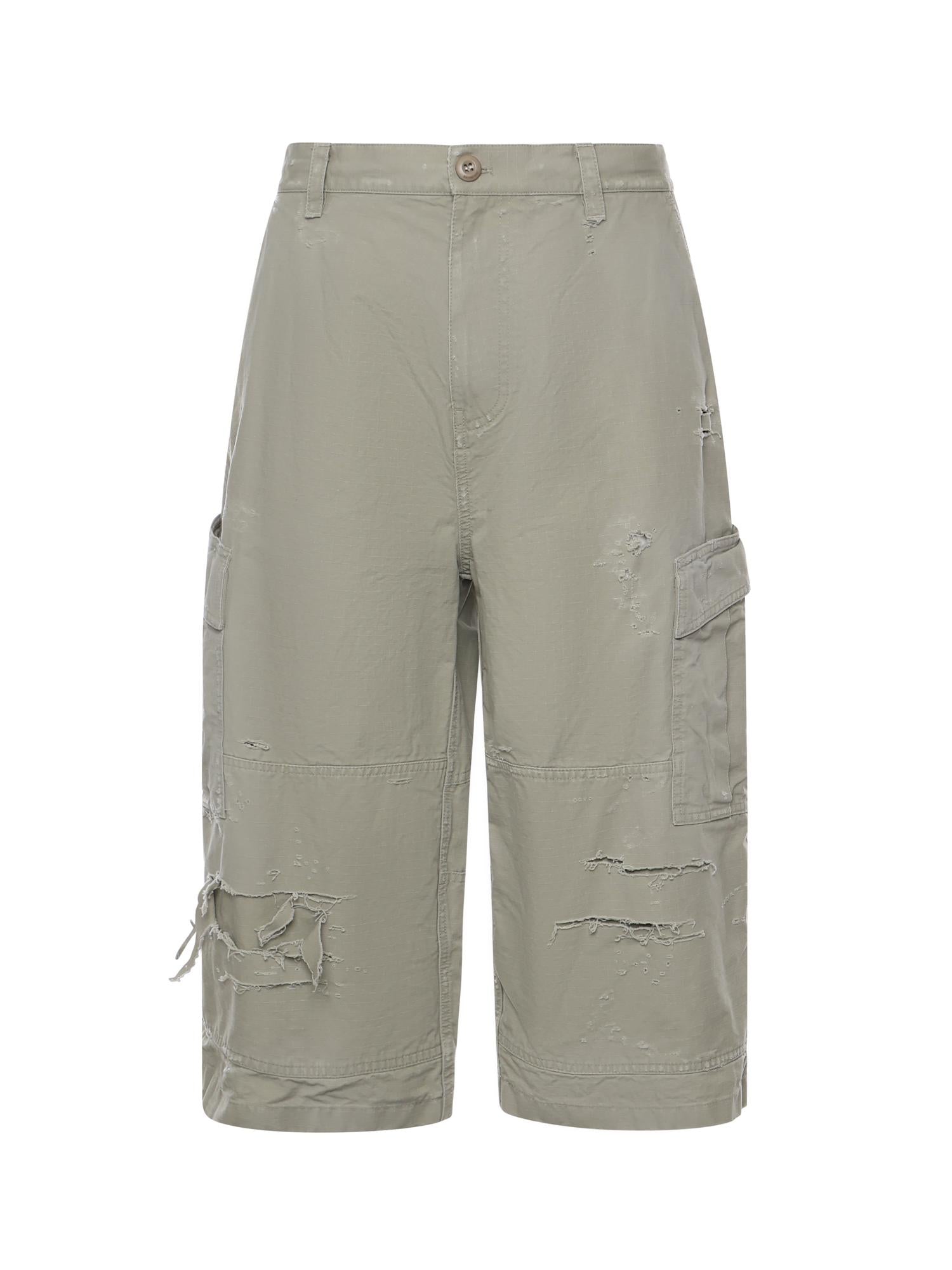 Pantaloni cargo cropped in cotone ripstop 864354 TQP132801 BALENCIAGA 