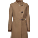Cappotto Virginia in panno di lana mélange NAW50514000XMY C813 FAY 