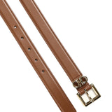 Cintura fissa con doppio Gancini 230346 780417003 FERRAGAMO 
