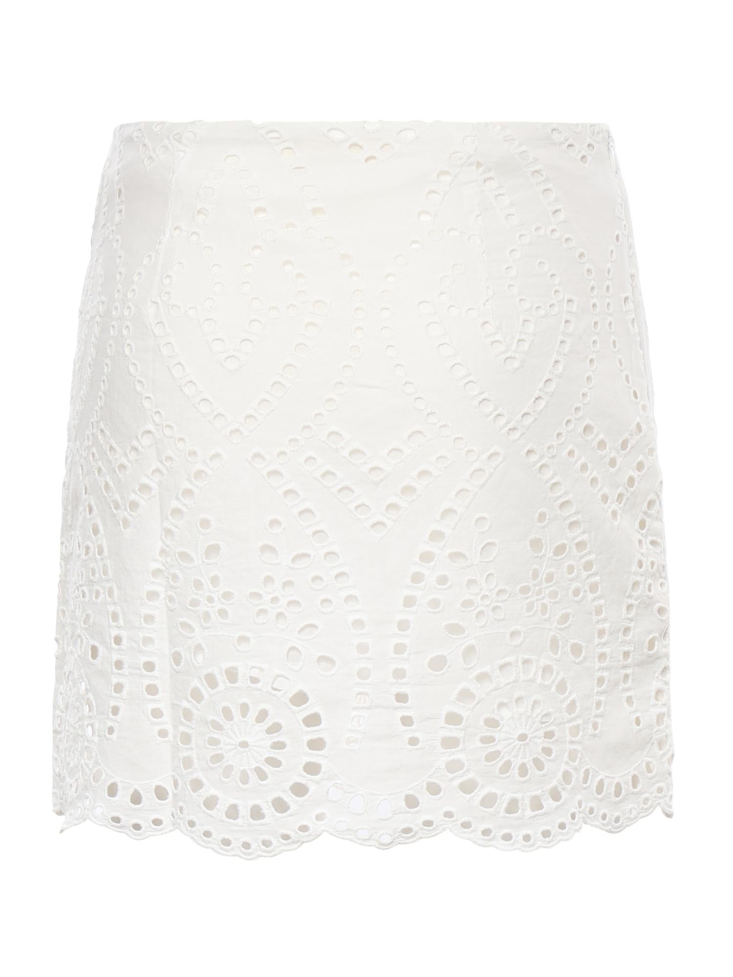 Minigonna Nyra in sangallo NYR0001 01000L MC2 SAINT BARTH 