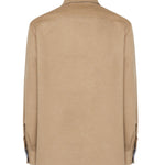 Giacca-camicia in lana vergine e cashmere H526Y05WF2 3151 LOEWE 