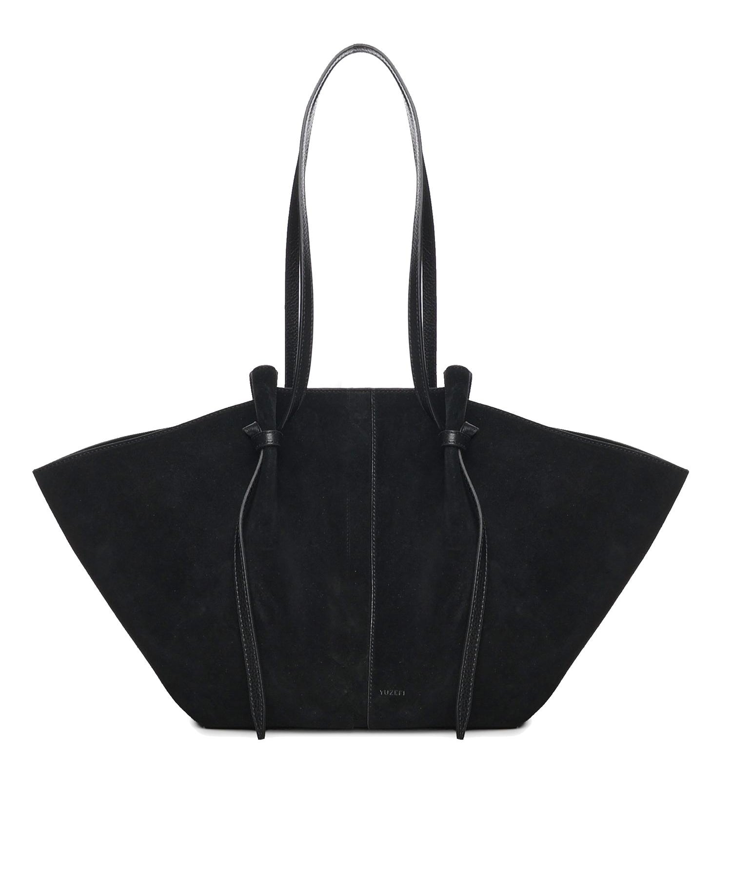 Borsa tote Mochi in pelle scamosciata LARGE MOCHI SUEDE BLACK YUZEFI 