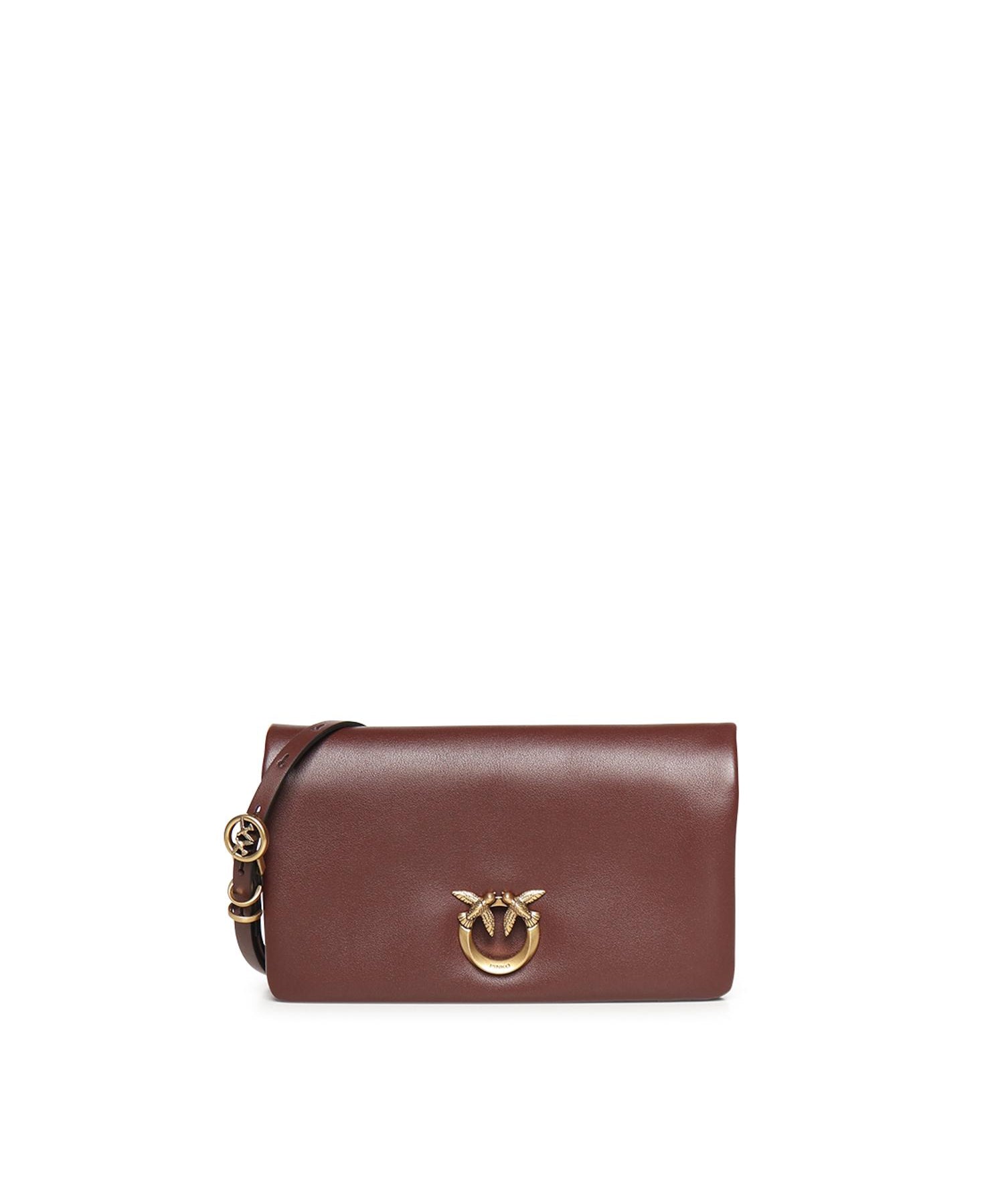 Pochette a tracolla Love Bag Click Soft Horizontal Mini in pelle 106023 A0QOR49Q PINKO 