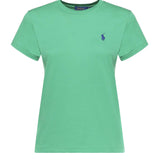 T-shirt in cotone con logo 211B14605 016 POLO RALPH LAUREN 