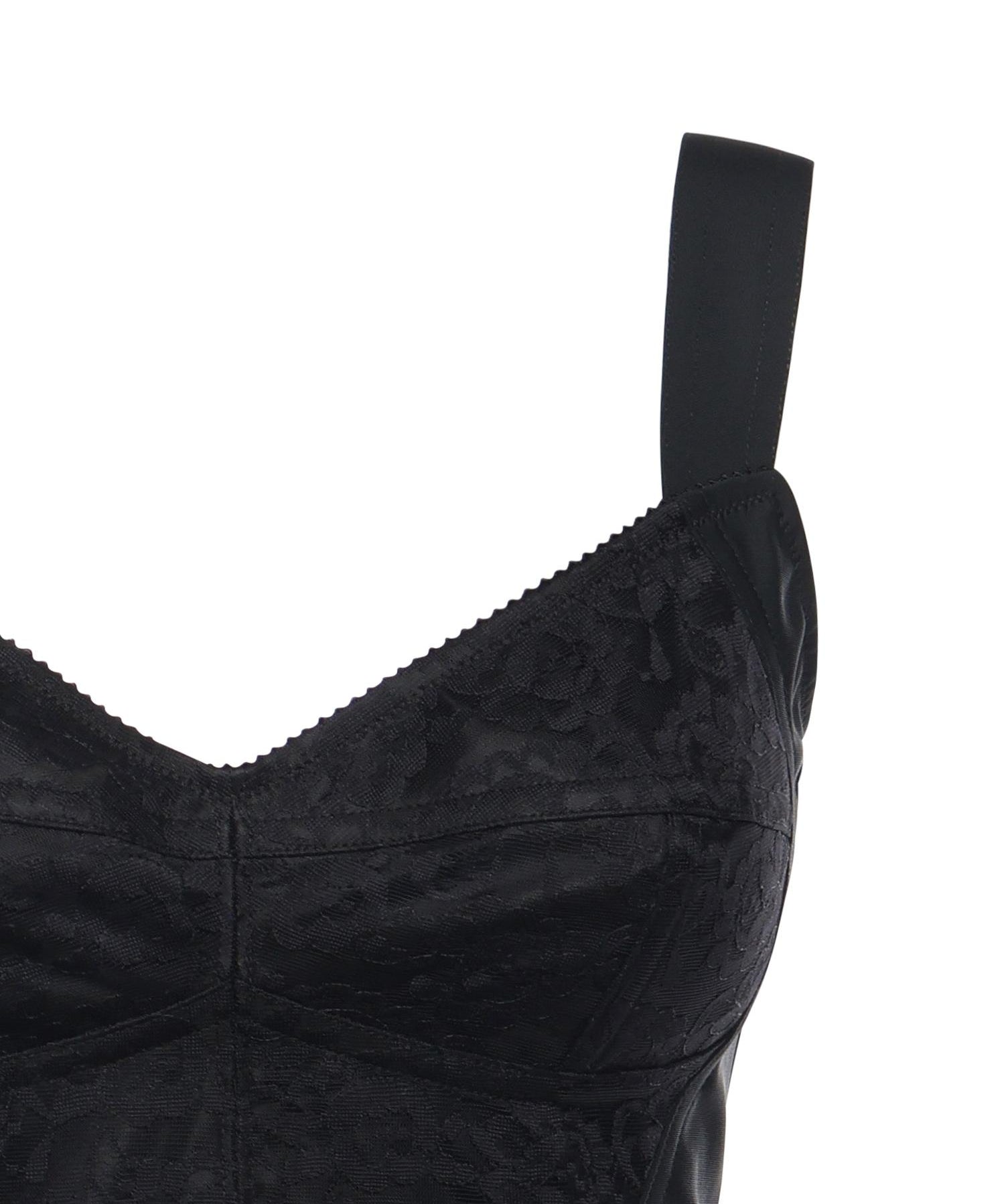 Top bustier in guaina jacquard e pizzo F7T19T GDCLQN0000 DOLCE & GABBANA 