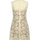 Mini abito in pizzo RS26217S Y SELF-PORTRAIT 