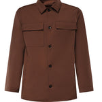 Overshirt James in misto lana MCJAM3687S26 337 MICHAEL COAL 