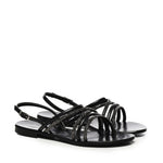 Sandali Fredy con strass 73SC8V501STR FREDYNERO/ARGENTO V° 73 
