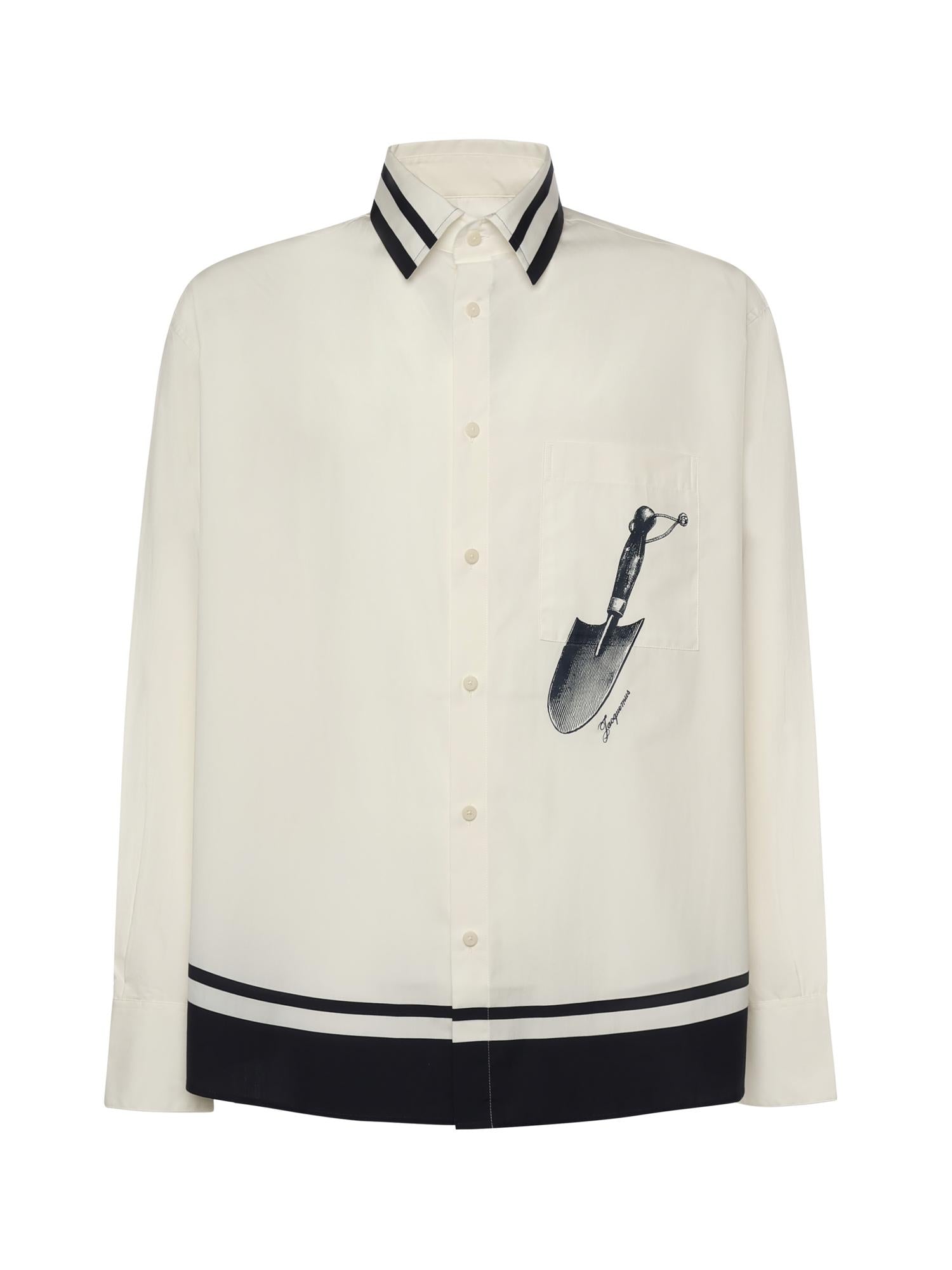 Camicia La Chemise Camargue in cotone SHM00605AW00691 3GR JACQUEMUS 