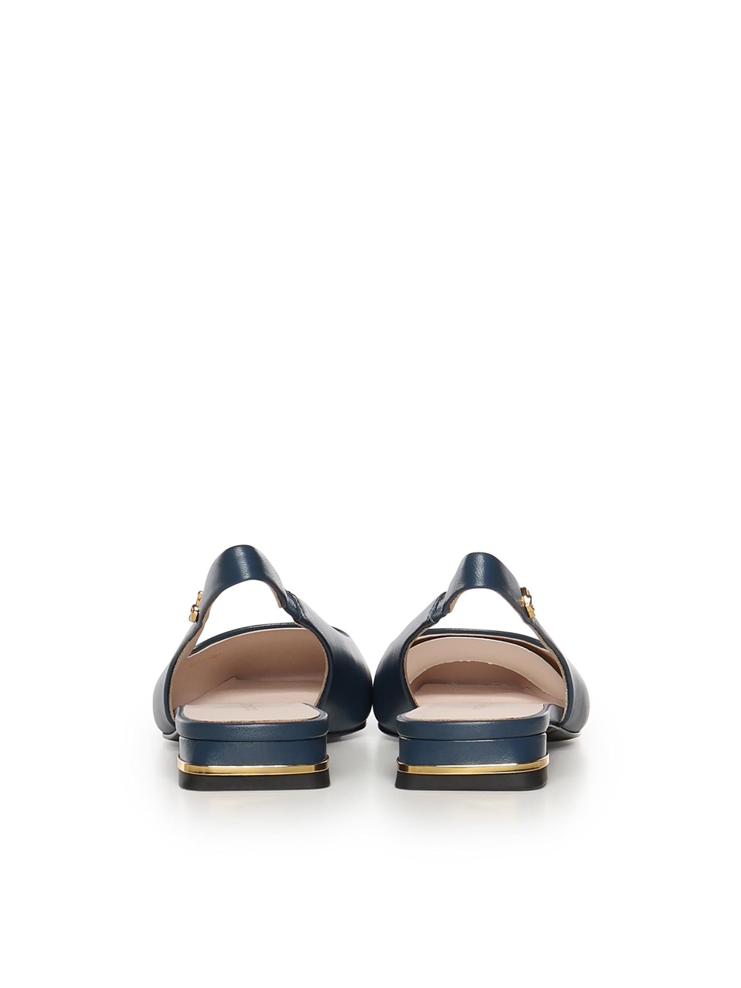 Ballerine slingback in pelle E4U1L210301 B27 COCCINELLE 