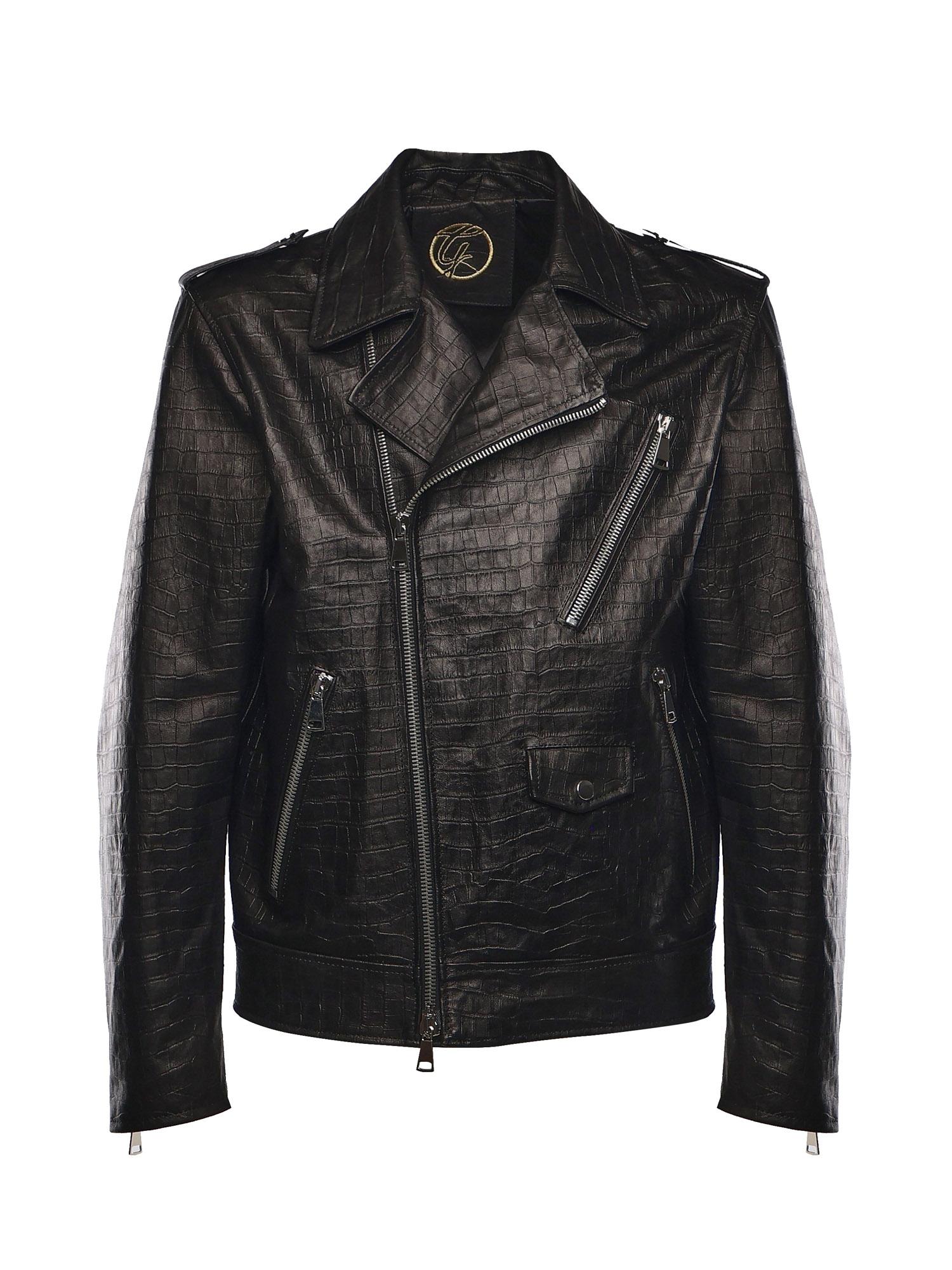 Giubbotto Push It in pelle PUSH IT CROCNERO GIULIANO GALIANO 