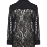 Giacca in pizzo e satin 105502 A2R7Z99 PINKO 