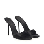 Mules Lidia in raso PX836XTSAT BLACK PARIS TEXAS 