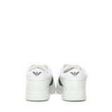 Sneaker in pelle con banda a contrasto EM003701 AF18017MZ021 EMPORIO ARMANI 