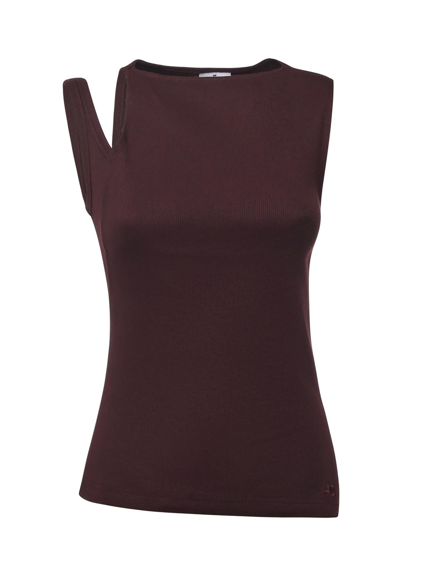 Top Transverse in cotone anni '90 425JDE146JS0194 4010 COURREGES 