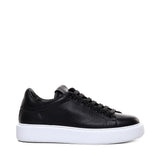 Sneakers Fire1 in pelle<BR/> FIRE 1 BOTTOLATOBLACK GIULIANO GALIANO 