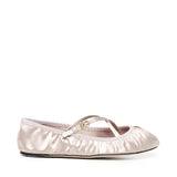 Ballerine in raso con logo CB0258 AD1608S904 DOLCE & GABBANA 