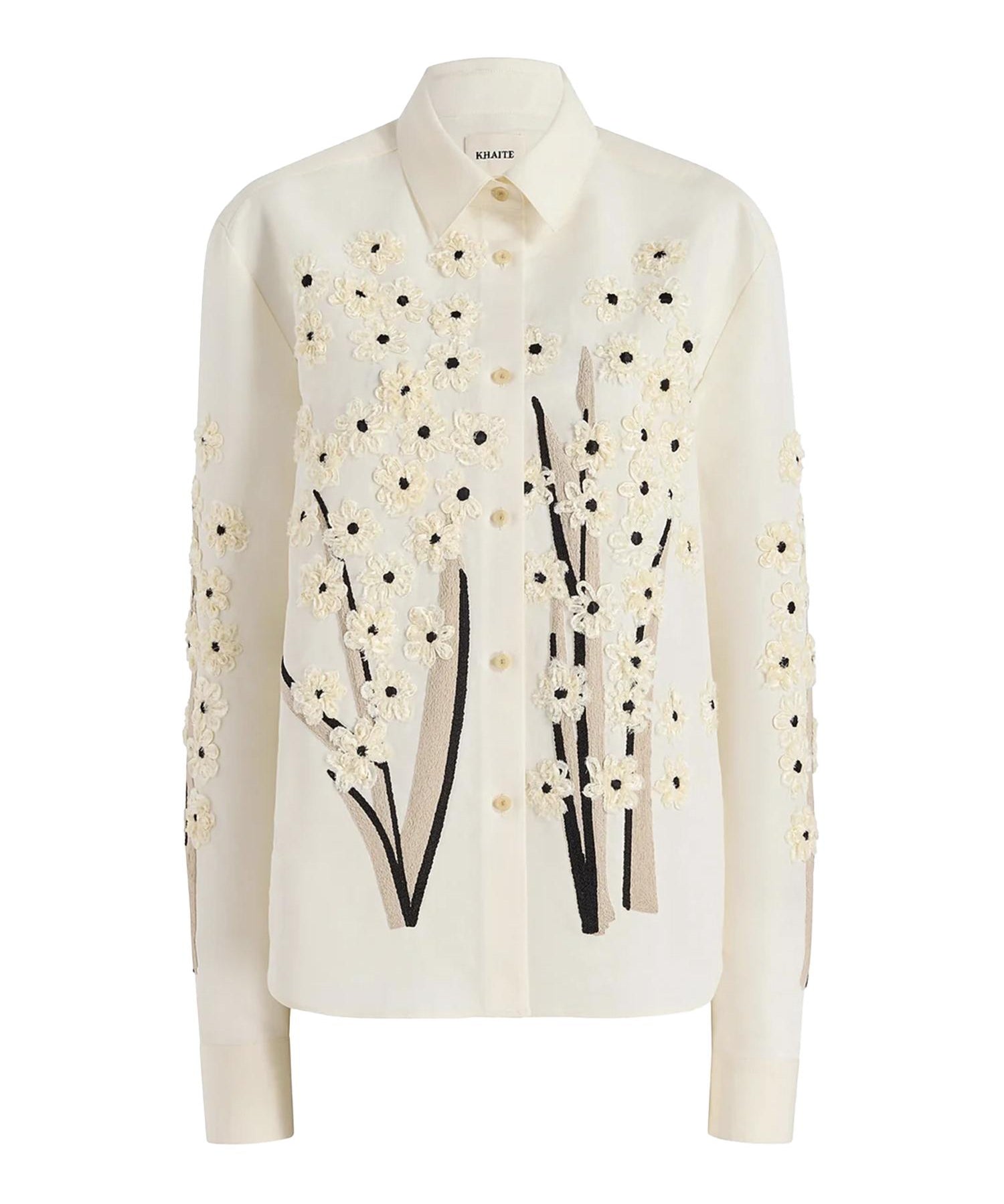 Camicia Argo con applicazioni floreali 2477343 682 KHAITE 