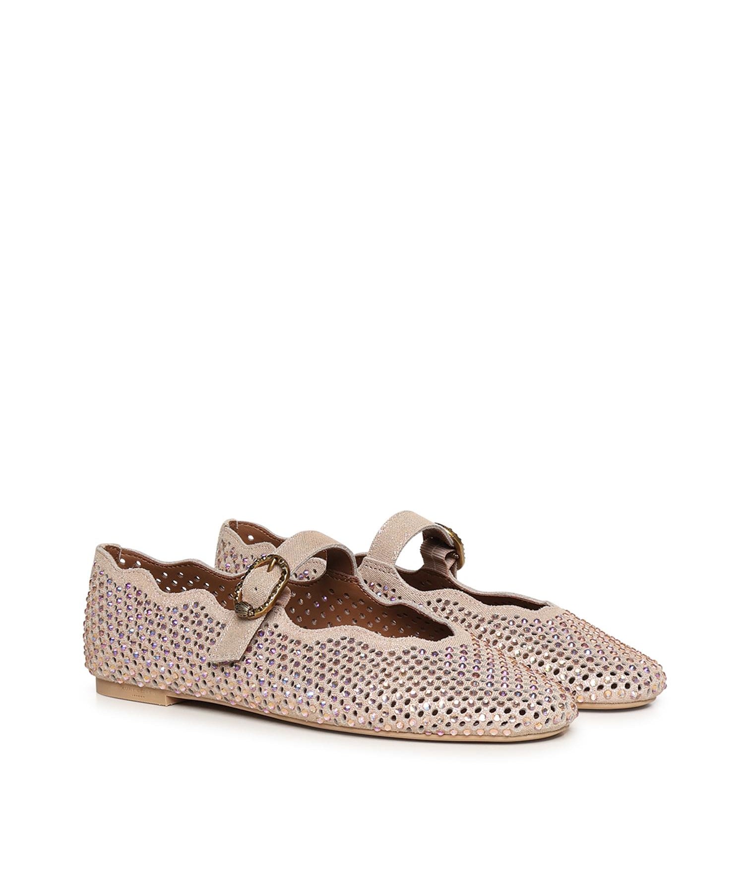 Ballerina Wavy Maifair con cristalli 5596424209 BLUSH KURT GEIGER 