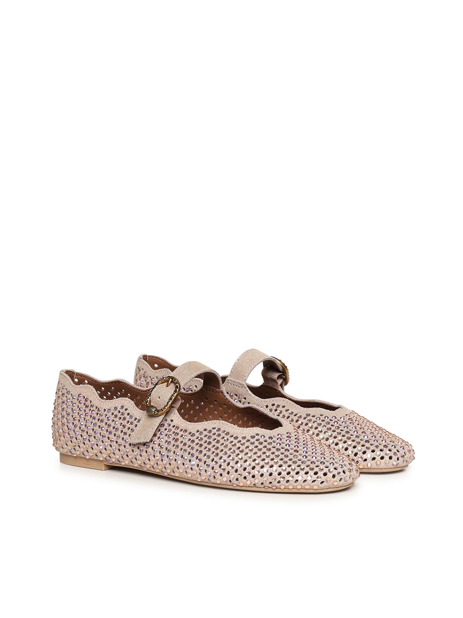 Ballerina Wavy Maifair con cristalli 5596424209 BLUSH KURT GEIGER 