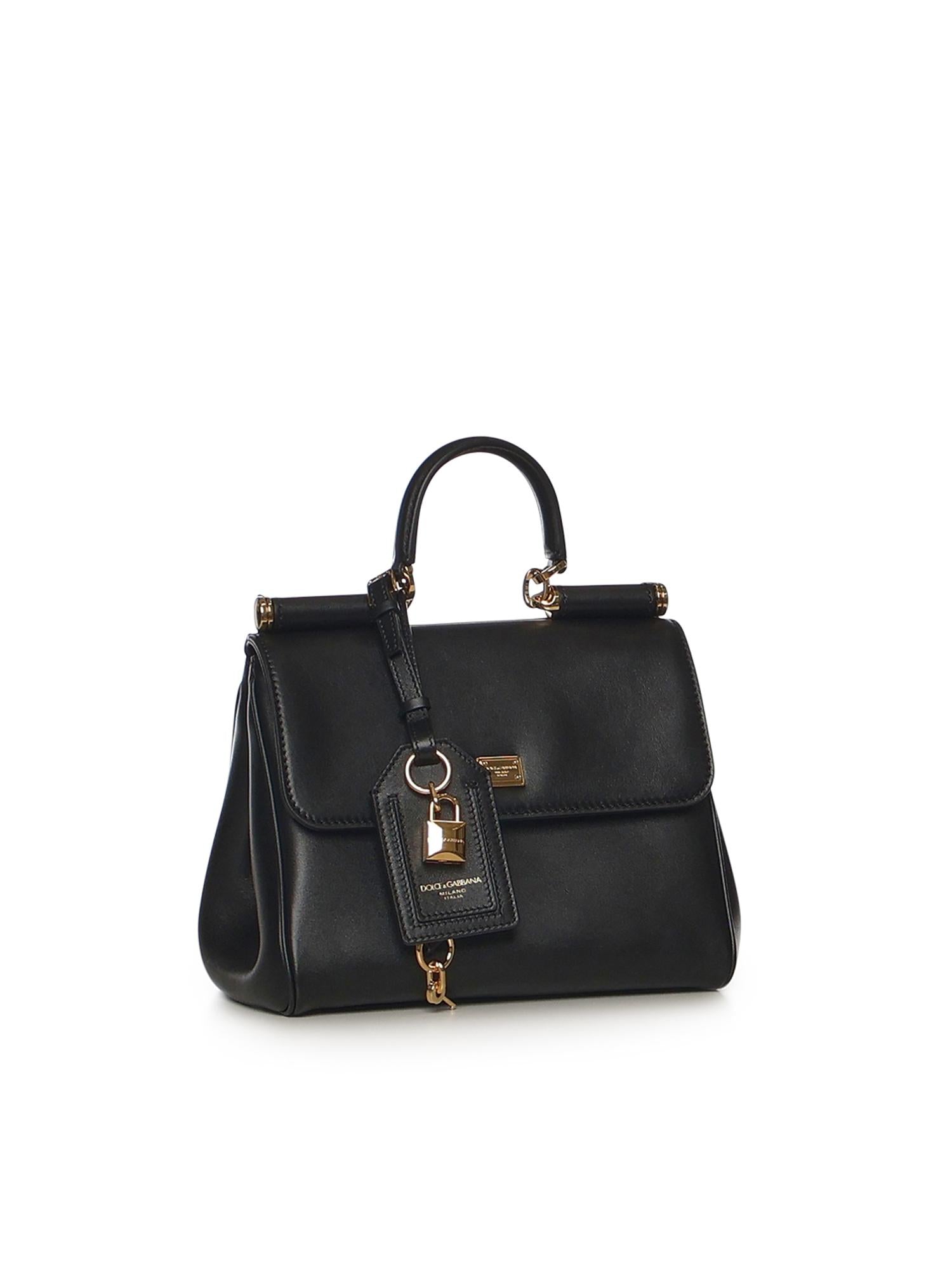 Borsa a mano My Sicily piccola in pelle di vitello plongé BB7781 B732180999 DOLCE & GABBANA 